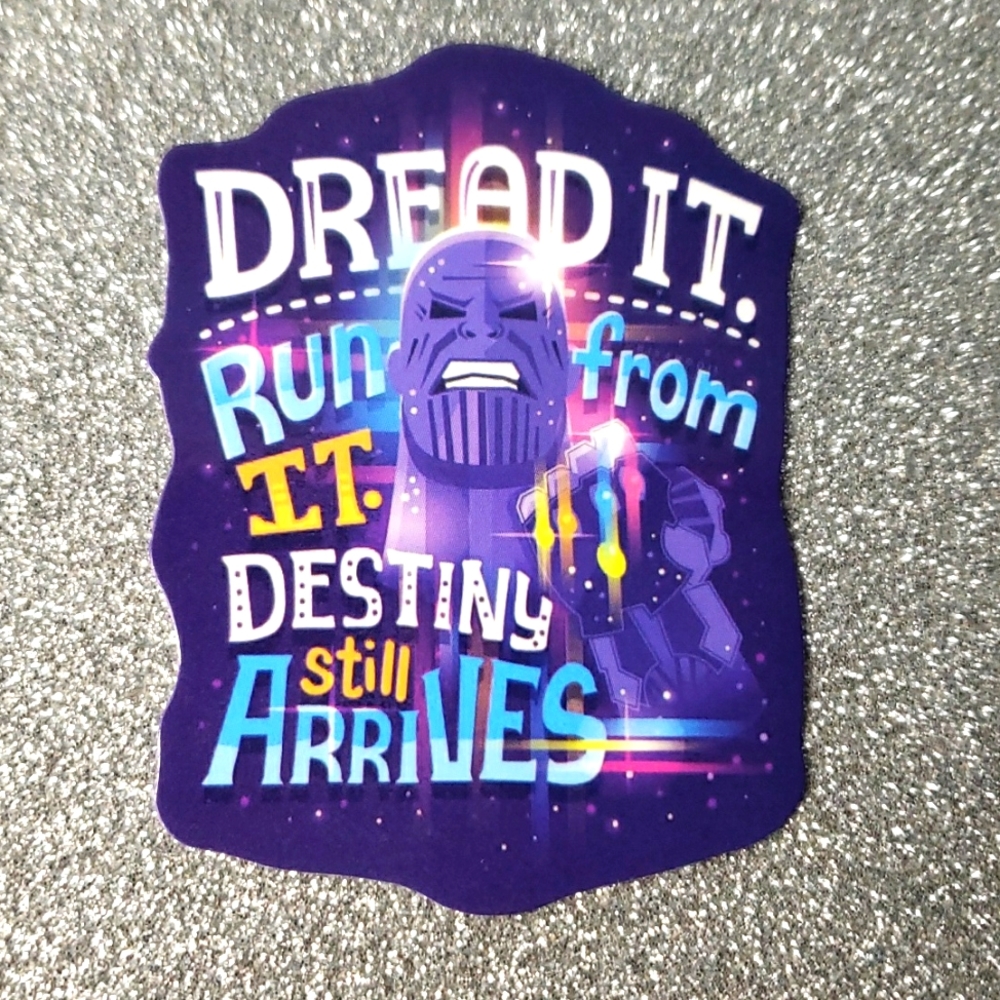 Quote MARVEL Waterproof Sticker